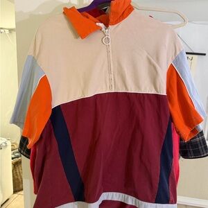 Colorblock Polo Shirt